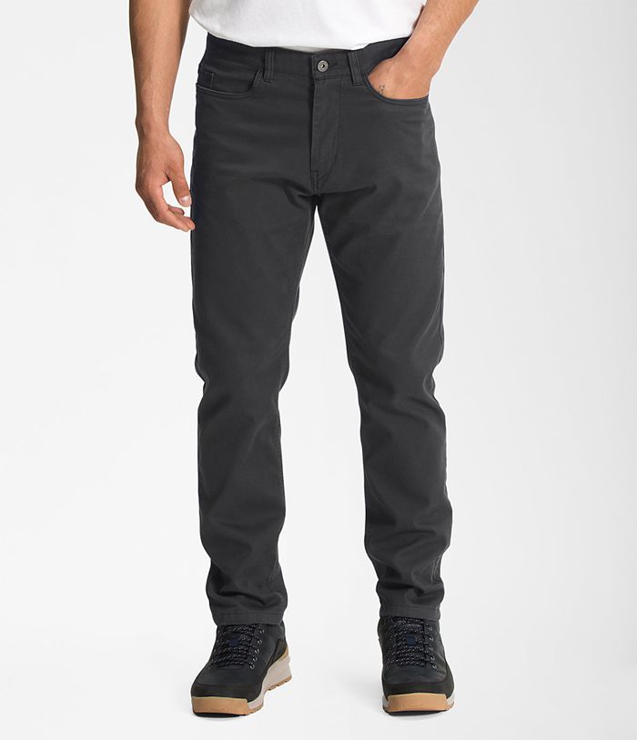 The North Face Broek Heren 5-Pocket Bedford Corduroy REDZ10596 - Donkergrijs